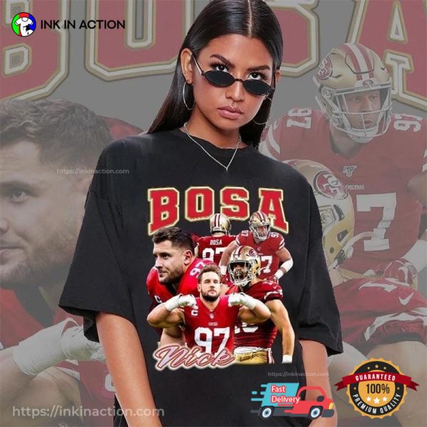 Vintage 90s Nick Bosa Graphic T-shirt