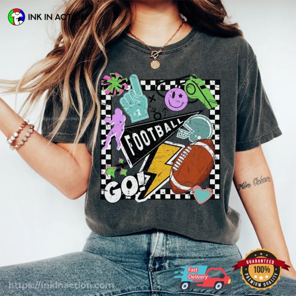 Vintage Football Mama Shirt