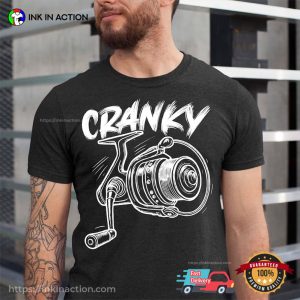 Vintage Funny Fishing Cranky Unisex T-shirt