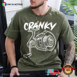 Vintage Funny Fishing Cranky Unisex T-shirt