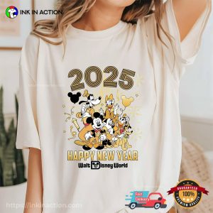 Walt Disney World 2025 Happy New Year Shirt