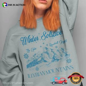 Winter Solstice Illyrian Mountains ACOTAR T-shirt