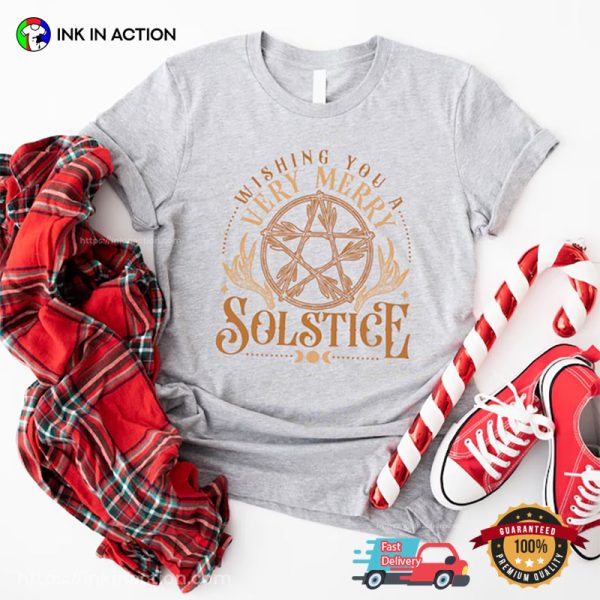 Wishing You A Very Merry Solstice Christmas T-shirt