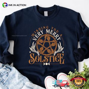 Wishing You A Very Merry Solstice Christmas T shirt 2