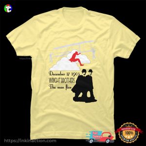 Wright Brothers The Man Flies T shirt 2