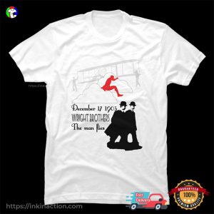 Wright Brothers The Man Flies T shirt 3