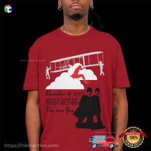 Wright Brothers The Man Flies T-shirt