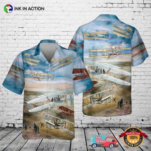 Wright Brothers Flyer Hawaiian Shirt No. 4