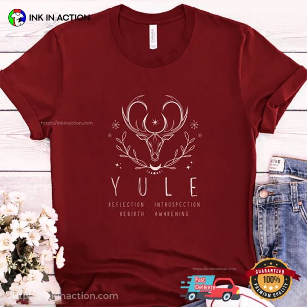 Yule Pagan Traditional Winter Solstice Festival T-shirt