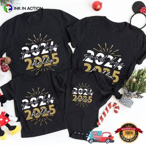 goodbye 2024 Hello 2025 Happy New Year Family Matching Shirt 4