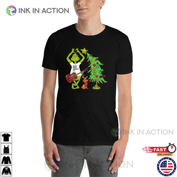 Grinch And His Loyal Dog Love Christmas T-shirt