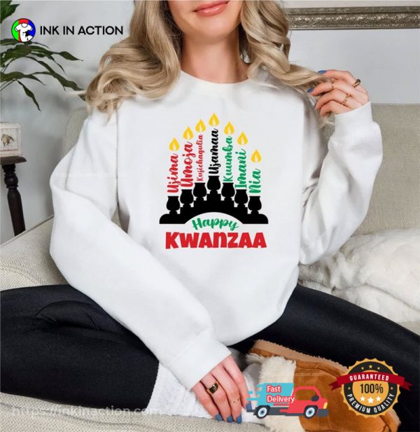 Happy Kwanzaa Seven Principles Of Kwanzaa Shirt