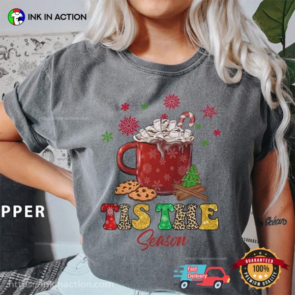 Tis The Season Cute Christmas Comfort Colors Tee