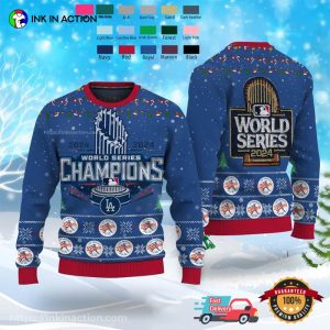 2024 LA Dodgers World Series Champions Ugly Sweater Shirt