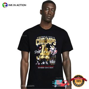 8 Time World Series Champs LA Dodger Shirt