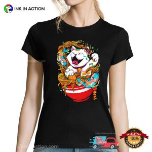 A lucky cat Ramen Japanese Shirt