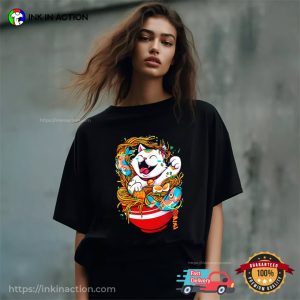 A lucky cat Ramen Japanese Shirt