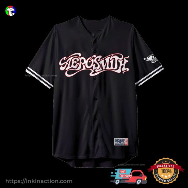 Aerosmith Band 50 Years Baseball Jersey