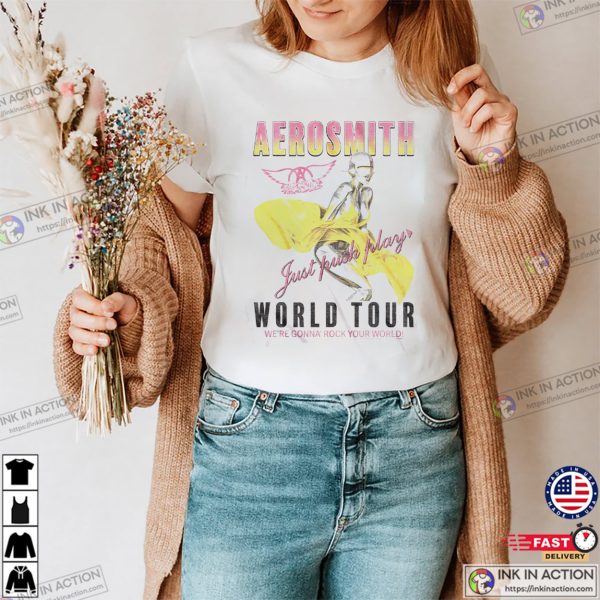 Aerosmith Just Push Play World Tour Unisex T-shirt