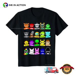 All Type Of New Sprunki 2025 T shirt 3