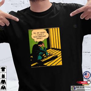 Another Drink Comic Strip Panel T-Shirt