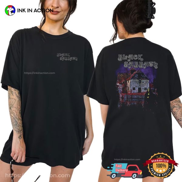 BLACK SABBATH Debut Album 2 Sided T-shirt