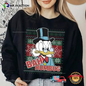 Bah Humbug Scrooge McDuck Ugly Christmas Shirt 2