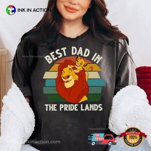 Best Dad In The Pride Lands Disney The Lion King Comfort Colors Tee 3