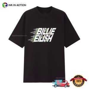 Billie Eilish Flames T Shirt 3