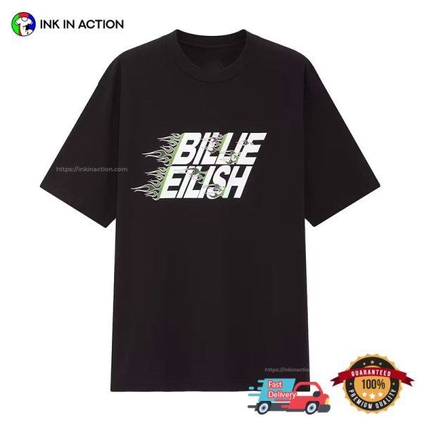 Billie Eilish Flames T-Shirt