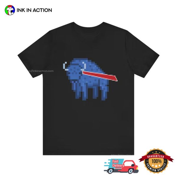 Bills Mafia Pixelated Buffalo Unisex T-shirt