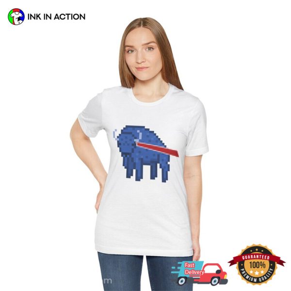 Bills Mafia Pixelated Buffalo Unisex T-shirt