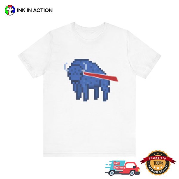 Bills Mafia Pixelated Buffalo Unisex T-shirt