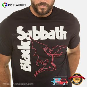 Black Sabbath Falling Demon Heavy Rock T-shirt