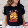Cat Love Ramen Anime Cute Kawaii Tee