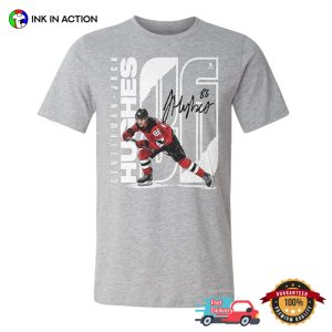 Centerman Jack Hughes New Jersey Devils T shirt 2
