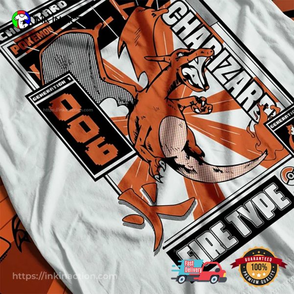 Charizard I Don’t Get Older I Level Up T-Shirt