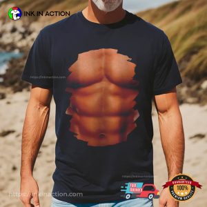 Chest Six Pack Muscles Bodybuilder Fitness Lover Shirt 3