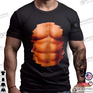 Chest Six Pack Muscles Bodybuilder Fitness Lover Shirt