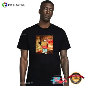 Chill Guy Cozy Christmas Vibe Graphic Tee 3