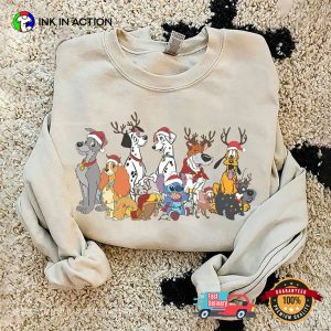 Christmas Disney Dogs Christmas Carol T-shirt