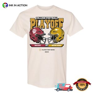 College Football Playoff 2025 Indiana at Notre Dame T shirt 3