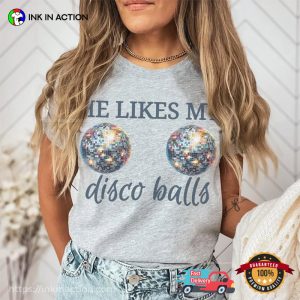 Couple Matching New Years Eve Disco Ball T-Shirt