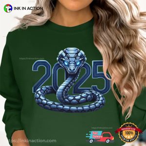 Cyberpunk Snake Lunar New Year 2025 T-shirt