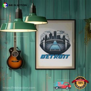 DETROIT City Detroit Lions Football Wall Art