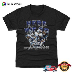 Dak Prescott Moment Animation Dallas Team Here We Go NFL Shirt 3