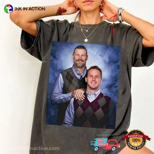 Dan Campbell Jared Goff Step Brothers Detroit Football Comfort Colors Tee