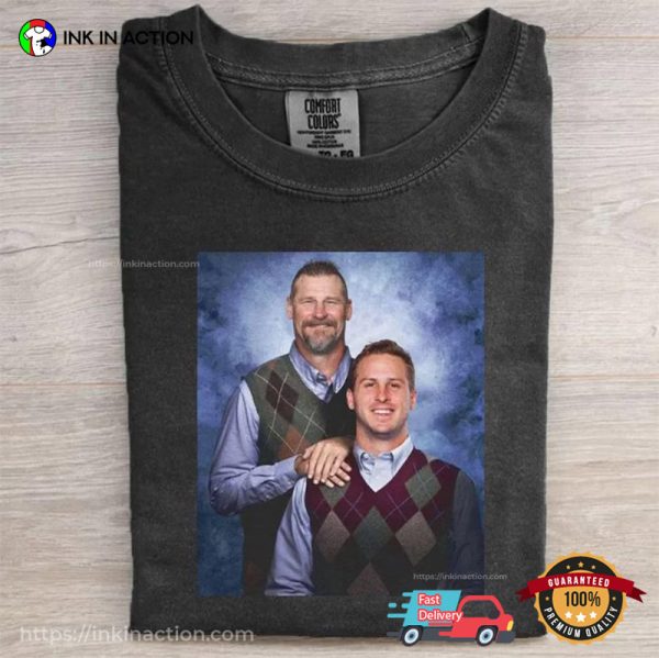 Dan Campbell Jared Goff Step Brothers Detroit Football Comfort Colors Tee