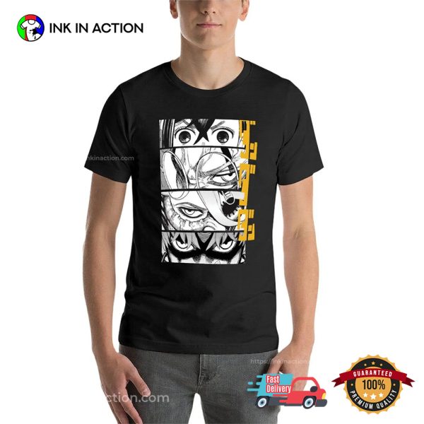 Dandadan Character Panels Anime Tee