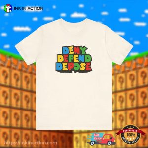 Deny Defend Depose Super Mario World Luigi Tee 3